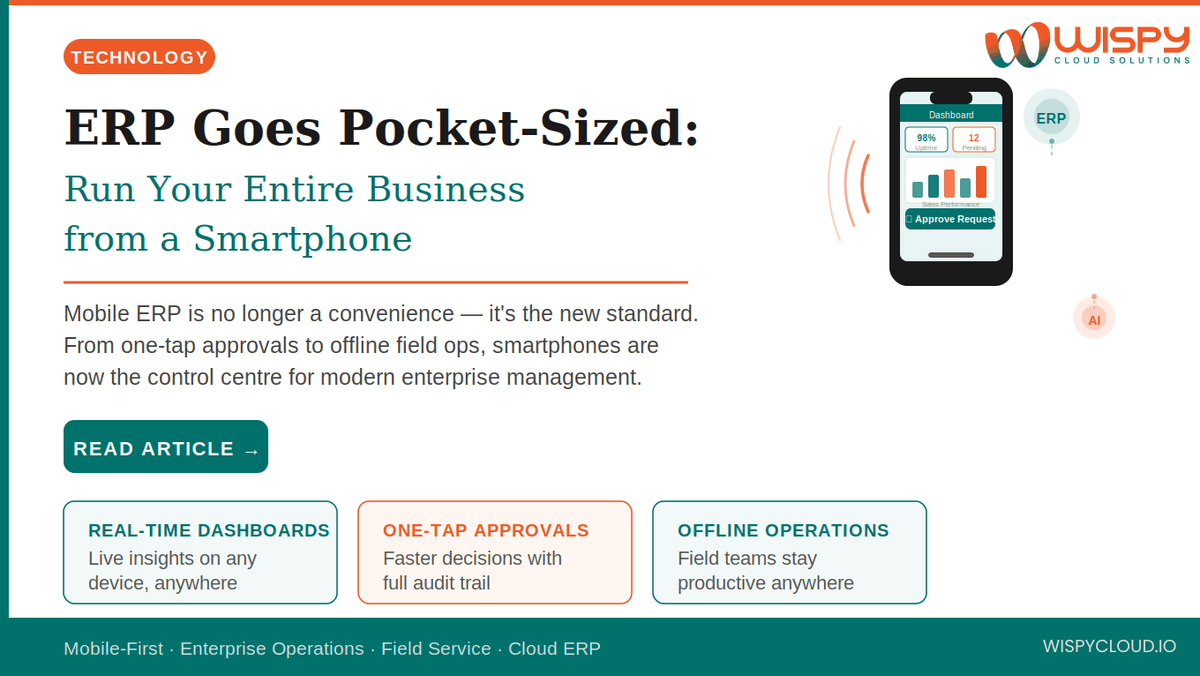 ERP Goes Pocket-Sized: Run Your Entire Business from a Smartphone