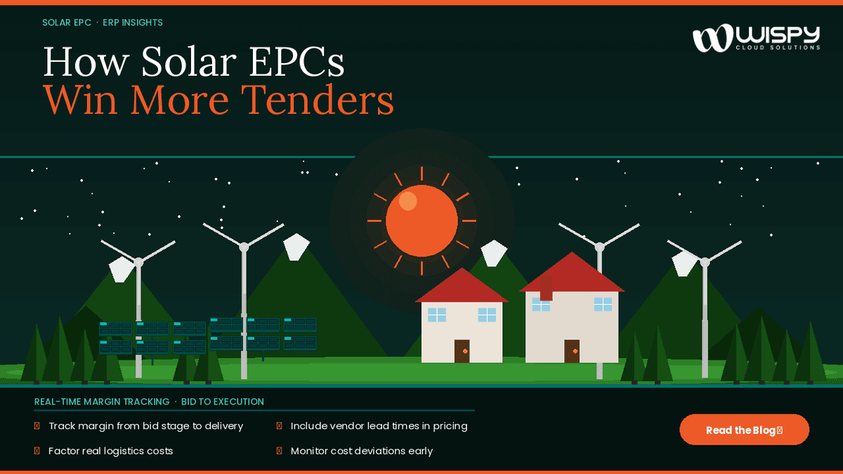 How ERP Helps Solar Companies Win More Tenders Faster